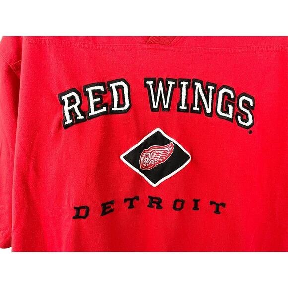 VTG Detroit Red Wings Embroidered NHL Shirt LARGE 1990's Lee Sport - Picture 5 of 16